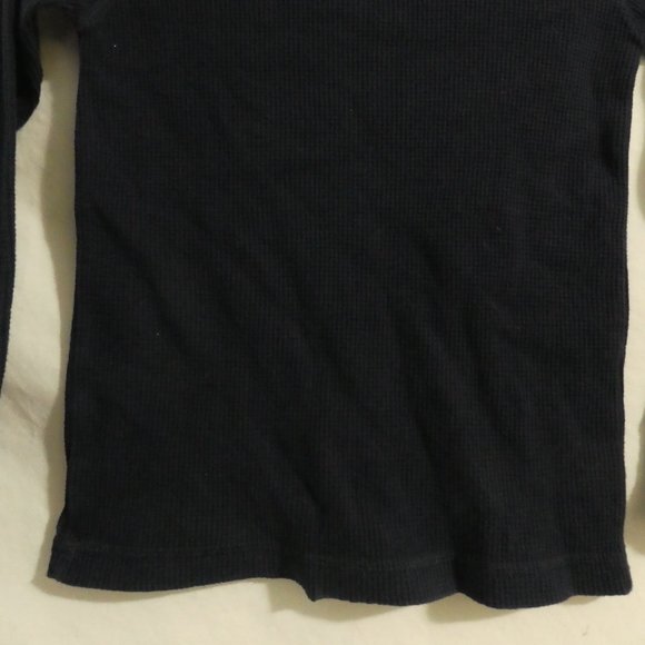 OLD NAVY | medium 7/8 | Long Sleeve Navy Blue Waffle Knit Crew Neck Shirt | NWOT - Picture 14 of 15